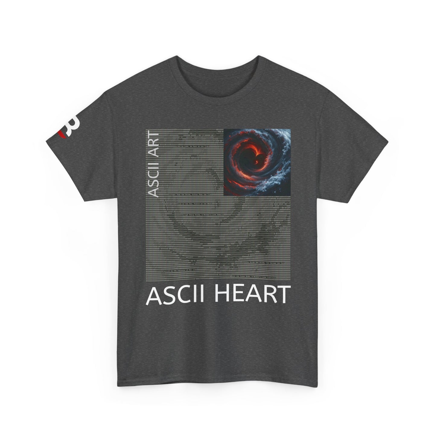 Black Red ASCII Heart | Hidden Messages :)